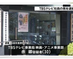 TBS社員余容疑者
