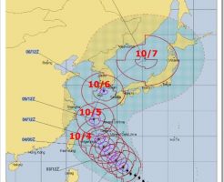 台風25号2