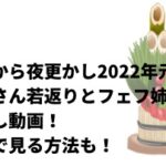 月曜から夜更かし2022年元旦SP桐谷さん若返りとフェフ姉さんの見逃し動画！無料で見る方法も！