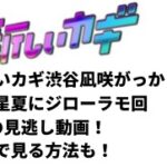 新しいカギ渋谷凪咲がっかりと古畑星夏にジローラモ回2/5の見逃し動画！無料で見る方法も！