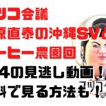 マツコ会議髙原直泰の沖縄SVとコーヒー農園回3/4の見逃し動画！無料で見る方法も！